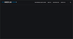 Desktop Screenshot of hansen-law.com