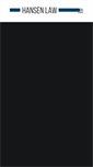 Mobile Screenshot of hansen-law.com